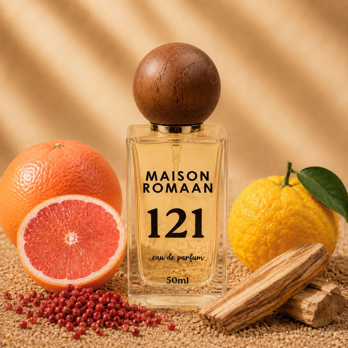 Maison Romaan No 121, white floral perfume for women