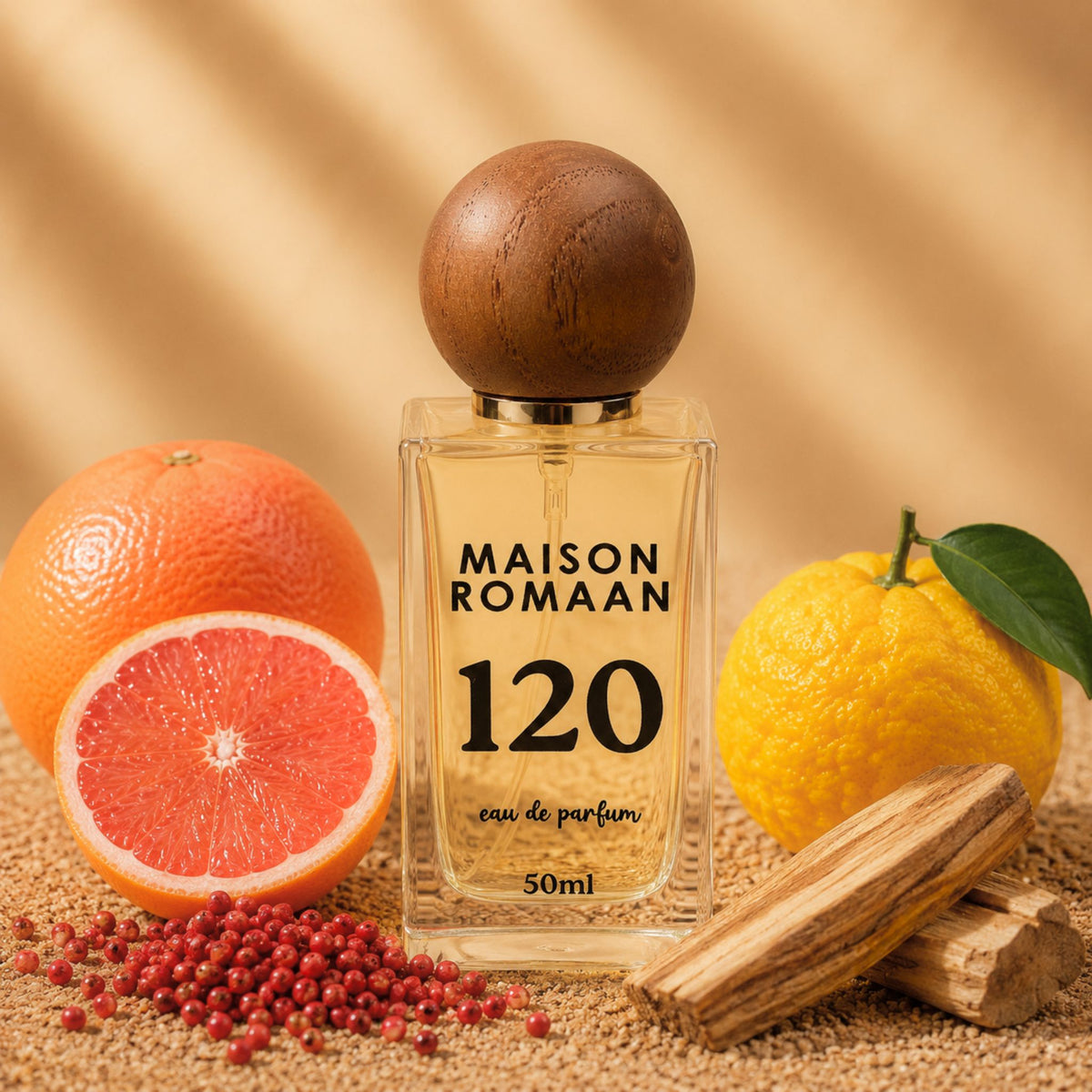 Maison Romaan No 120, fresh aquatic perfume for men