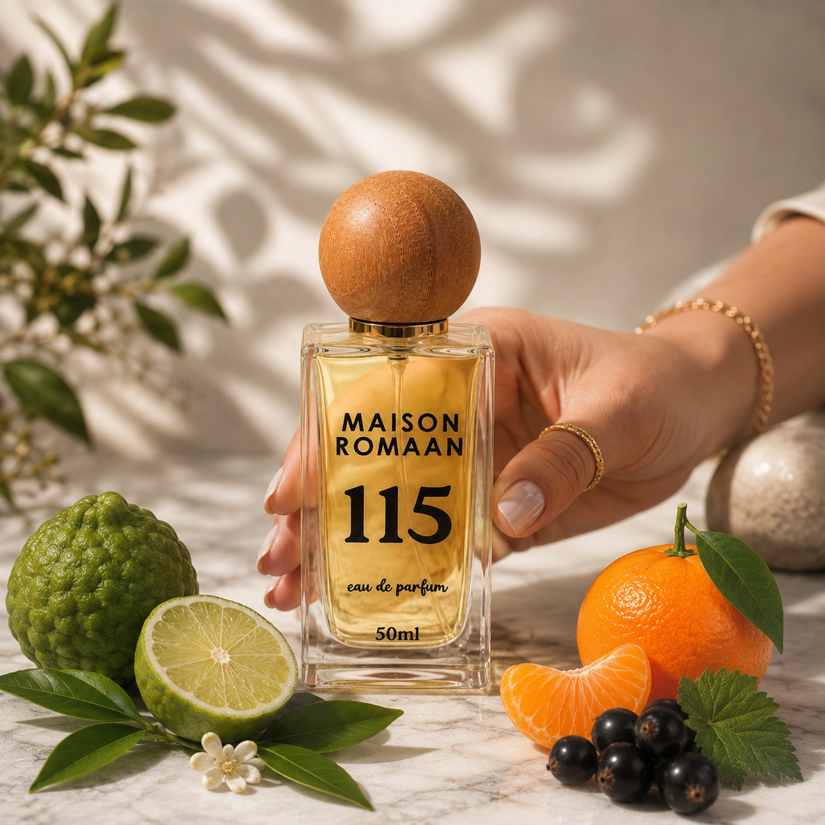 Maison Romaan No 115, fresh aromatic unisex perfume, image 2