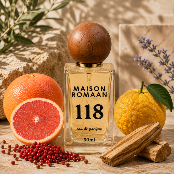 Maison Romaan No 118, fresh woody perfume for men