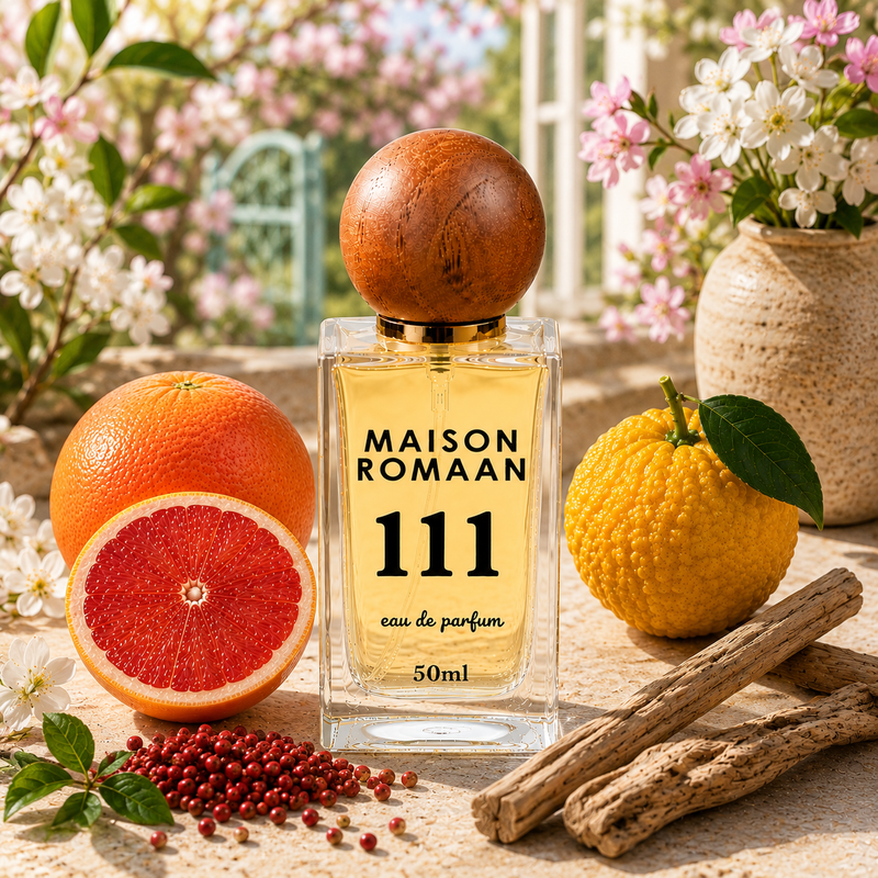 Maison Romaan No 111, sweet fruity floral perfume for women