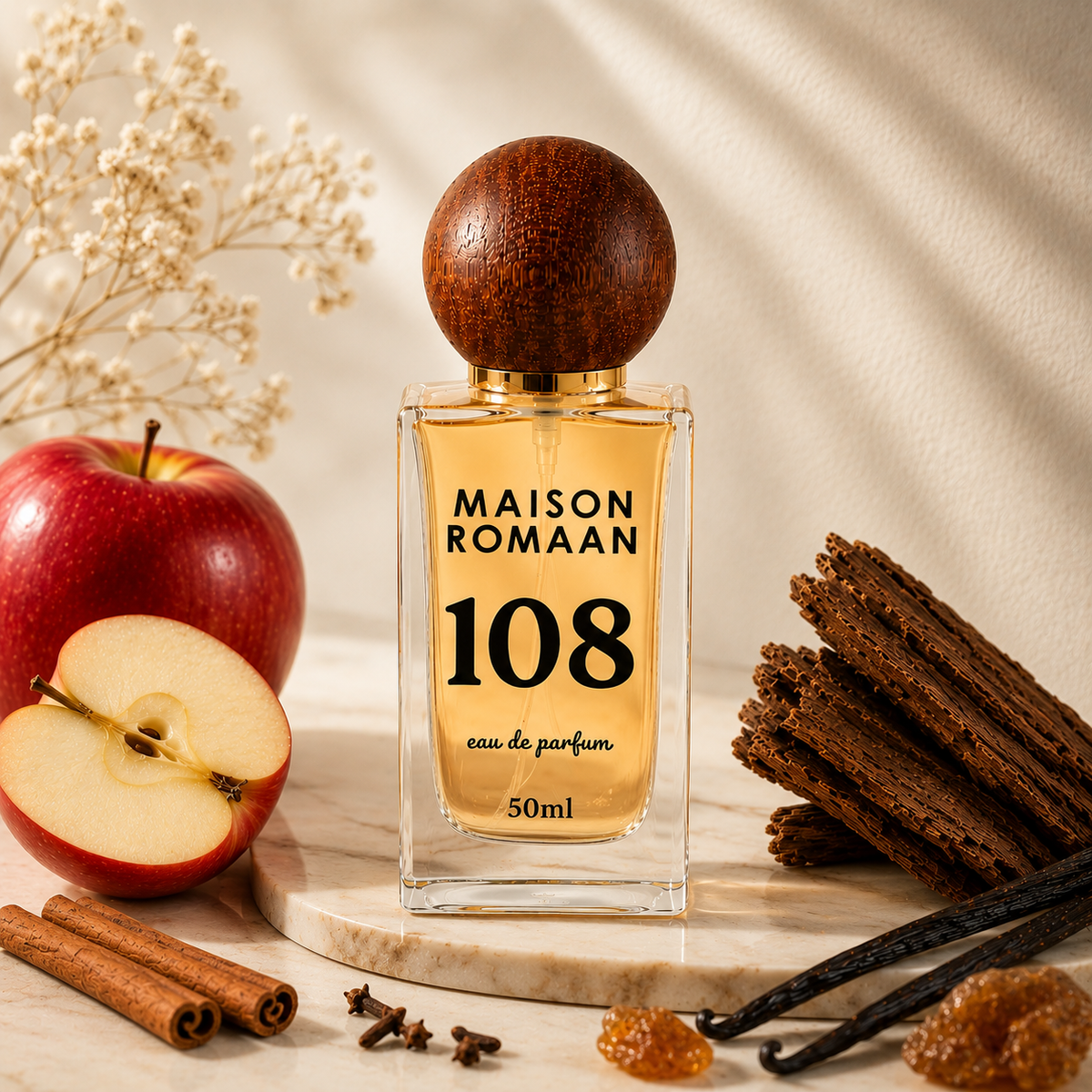 Maison Romaan No 108, warm gourmand unisex perfume, image 2